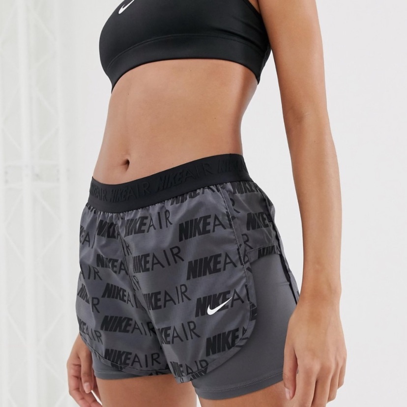 Nwot Nike Air Grey Logo Spandex Underlayer Shorts